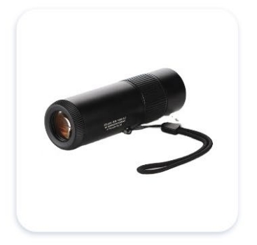 Monocular de vidrio ED impermeable gran angular 8X33